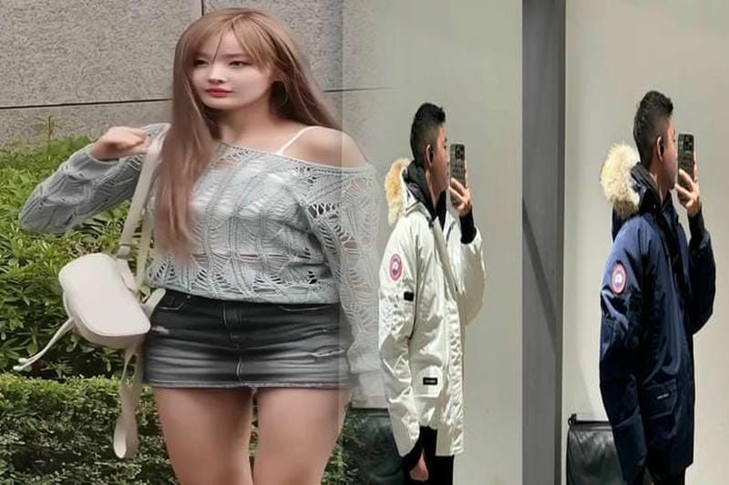 カナダ グース ジャスパー 偽物