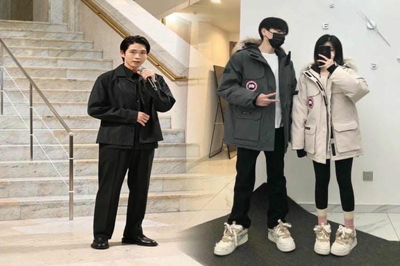 カナダ グース ピンク