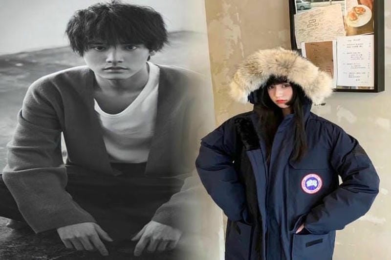 カナダ グース 黒 ラベル レディース