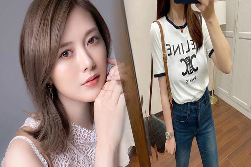 セリーヌTシャツとスニーカーの相性抜群コーディネート