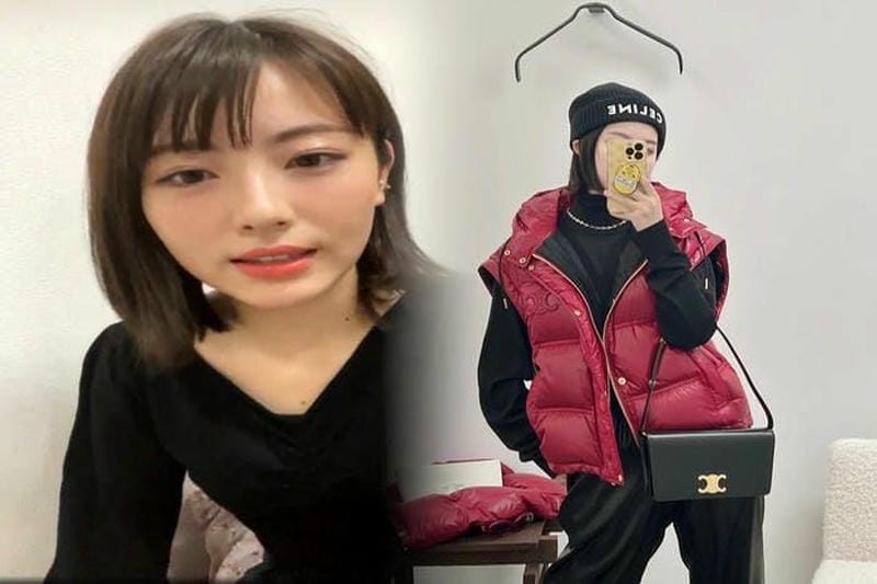 着こなす楽しみが広がる「セリーヌ」のカシミアコート｜細部に配されたラムスキンがシルエットをピリリと引き締めて