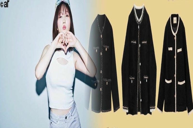 アギネス・ディーン、ニット×ストレートパンツにChanel（シャネル）のコートを羽織った秋コーデ★