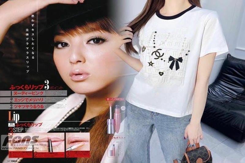 石原さとみ風のシャネルTシャツの着こなし術