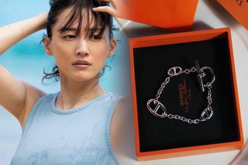 春夏新作 雑誌掲載【HERMES】エルメス Croisetteリング GMモデル Chaine d'ancre