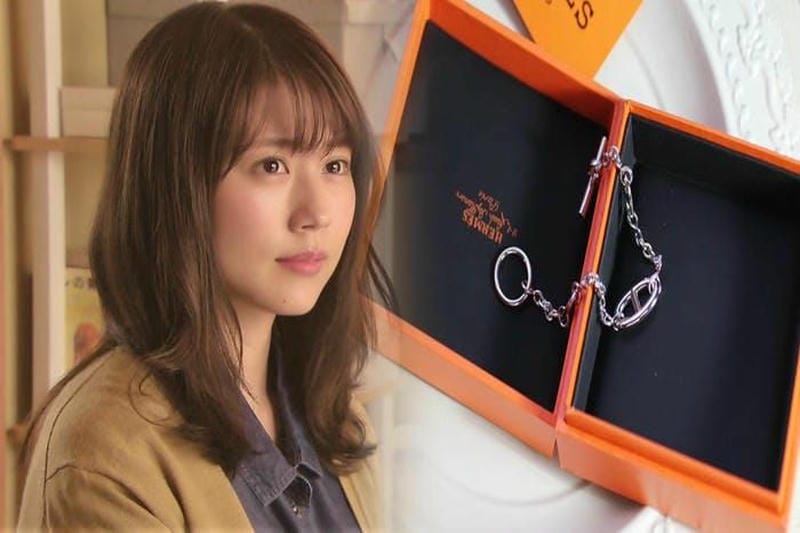 【大人気！】エルメス シェーヌダンクル アンカーチェーン フープピアス ラージ H109511B