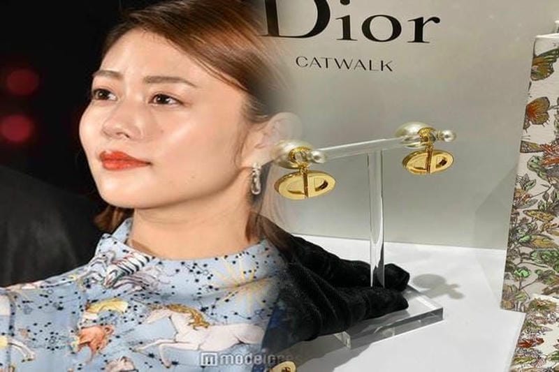 Dior ピアス シルバー：エマ・マッキオンのスタイリング術