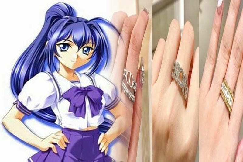 「ディオール」パールイヤリングのドラマティックな表情に。