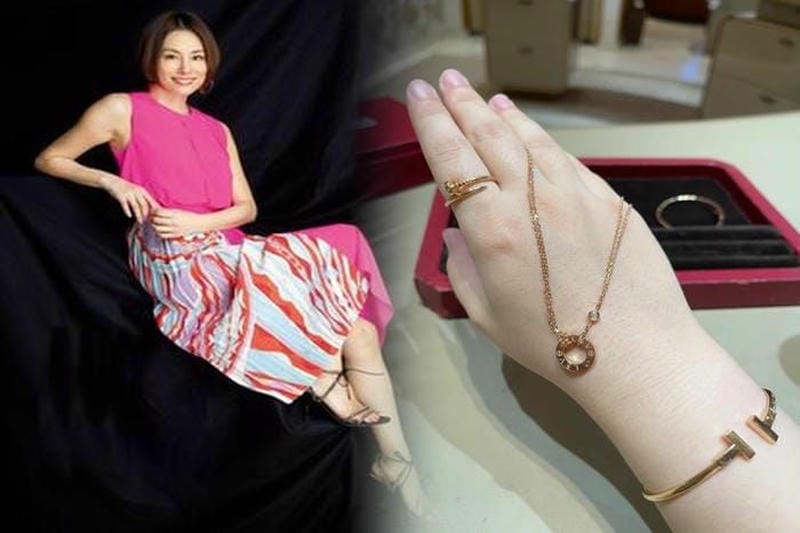 ティファニー アクア マリン ネックレス