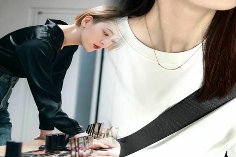 ホワイト ゴールド ネックレス ティファニー