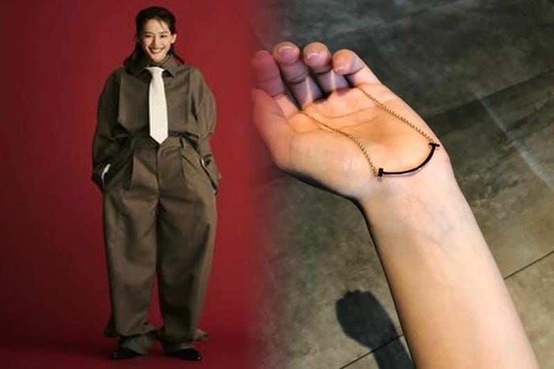 ティファニー t ネックレス ダイヤ