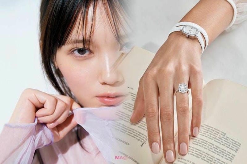 最旬の軽やかドレスアップは「ハリー・ウィンストン」のダイヤモンドを優美に重ねて
