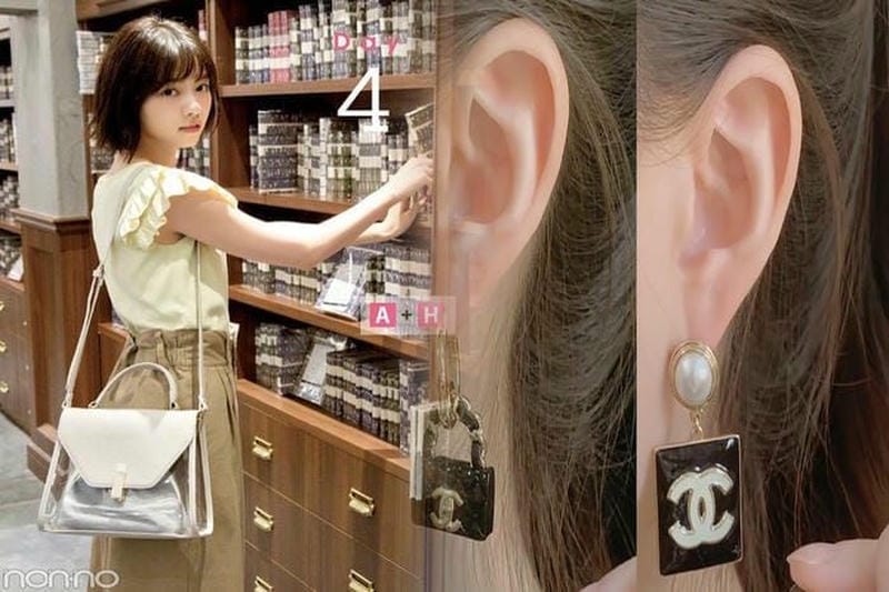 春夏のシャネルパールネックレスコーディネート