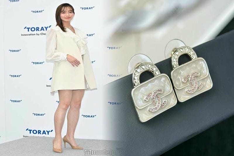 シャネル風ピアスのハンドメイドレシピ