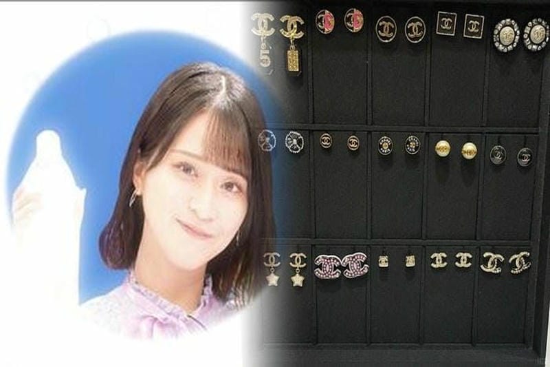シャネル風ピアスでパリオリンピックを応援しよう
