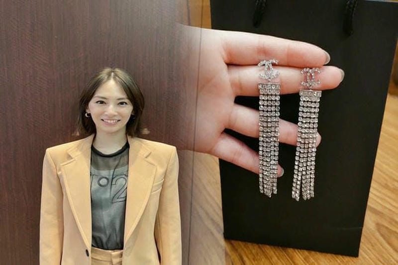 シャネル風ピアスのハンドメイドレシピ