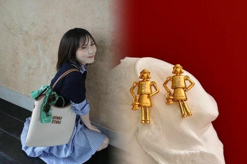 ハート型シャネルサングラスで個性を演出