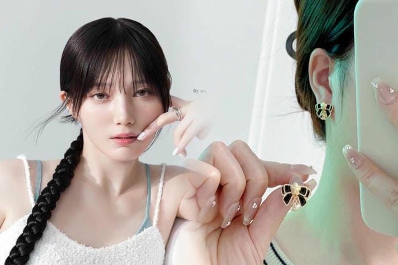 シャネル風ピアスのハンドメイドレシピ