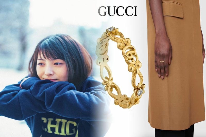 グッチ 指輪 ピンク ゴールド