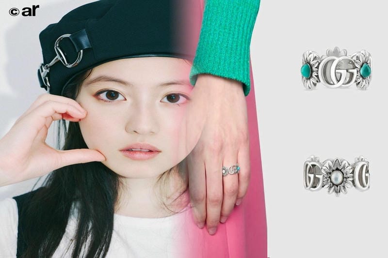 gucci インター ロッキング g リング