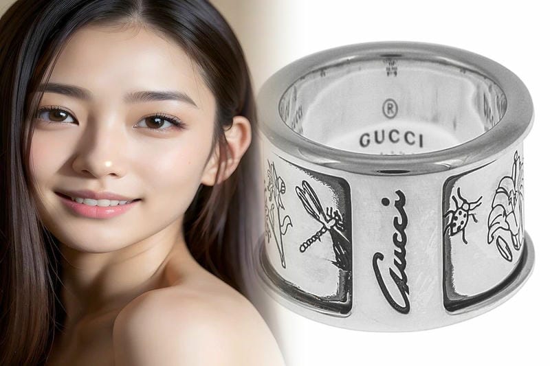 グッチ 指輪 ピンク ゴールド