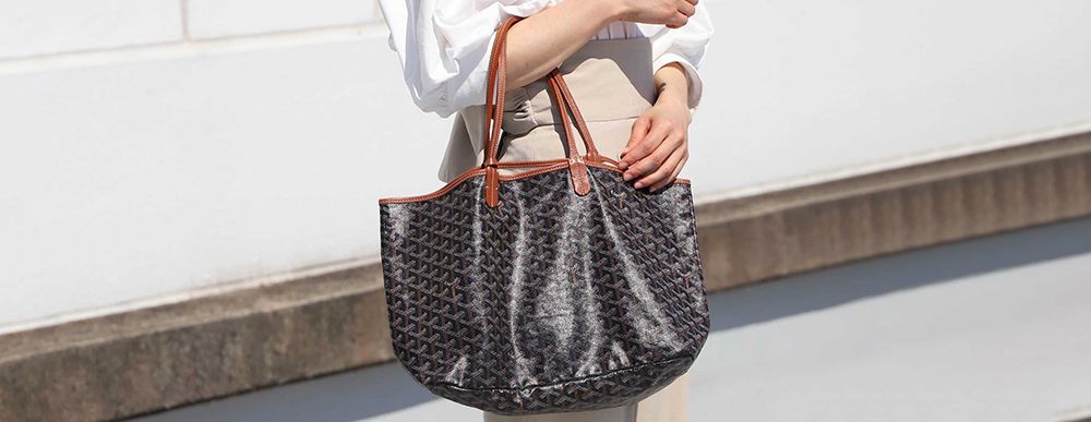 GOYARD ゴヤール サンルイ GM ブラック ブラウン 2025年1月購入 ≪ 新品 ≫ GOYARD ゴヤールサンルイ GM 黒 ブラック トート