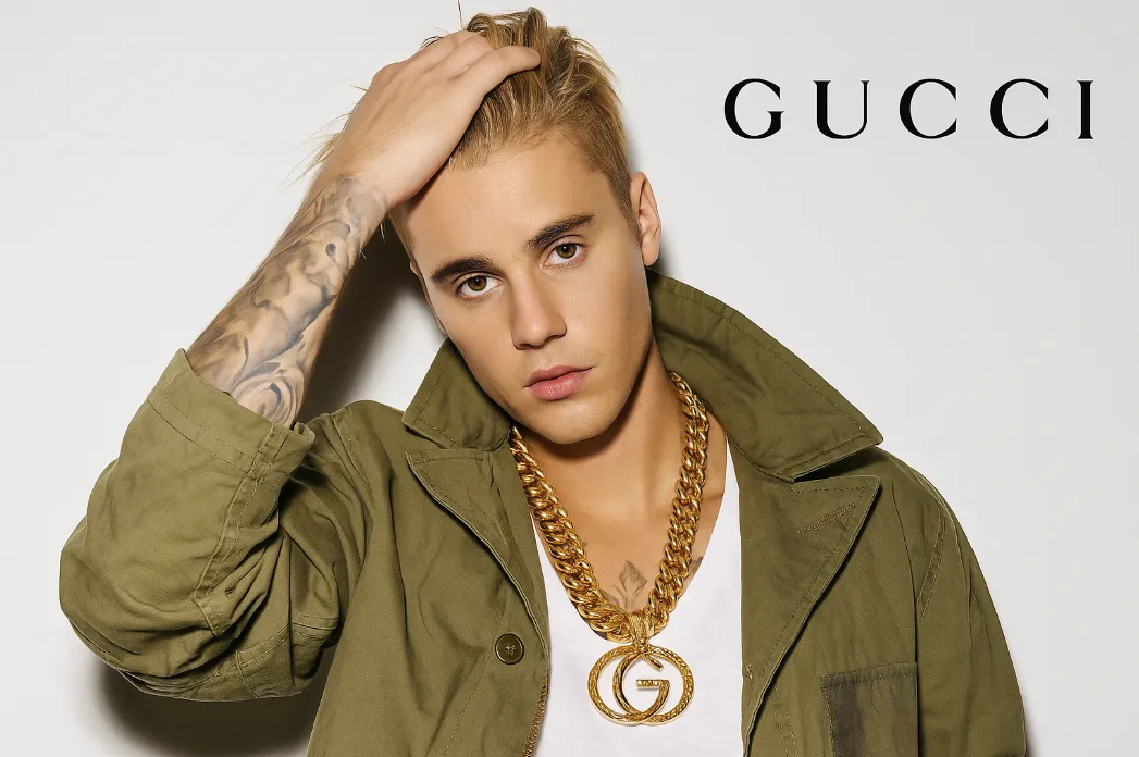 4.1 ジャスティン・ビーバー × グッチ（GUCCI）.webp