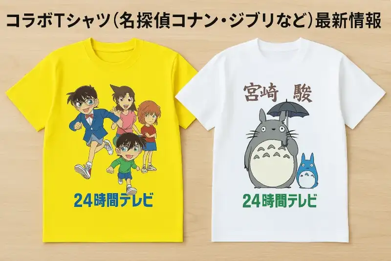 9.コラボTシャツ（名探偵コナン・ジブリなど）最新情報.webp