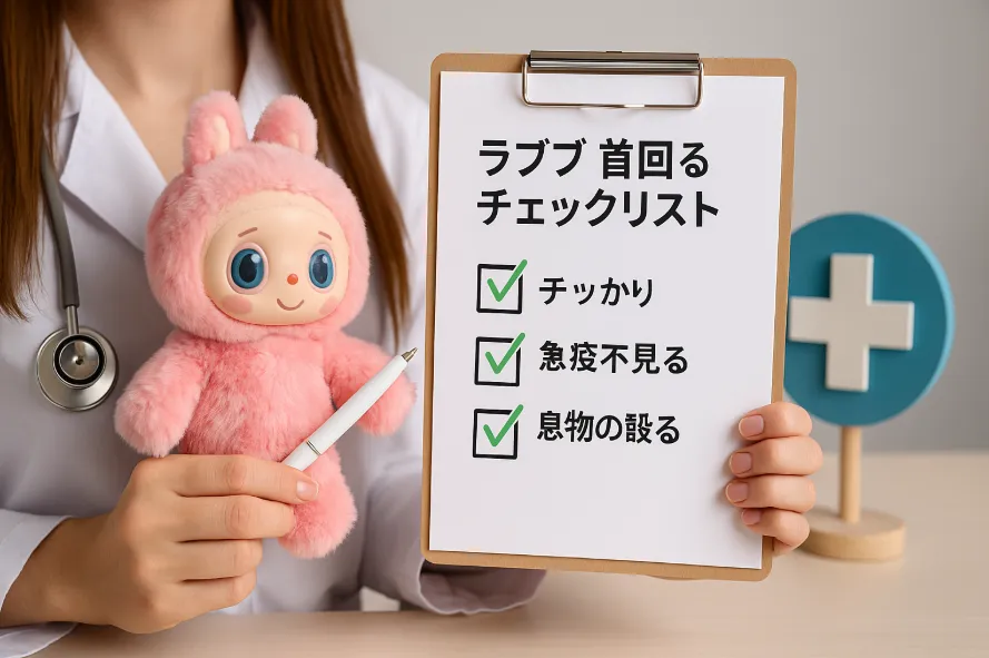 2.病院に行くべき？ラブブ 首回るチェックリスト.webp