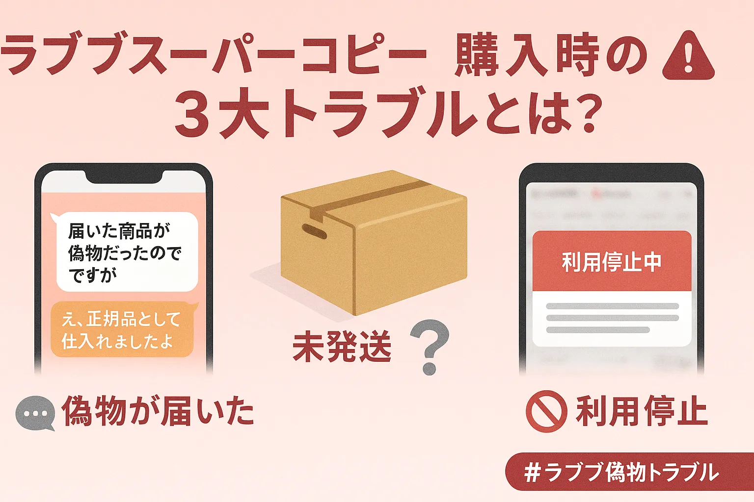 ラブブスーパーコピーの購入リスクとトラブル事例.webp