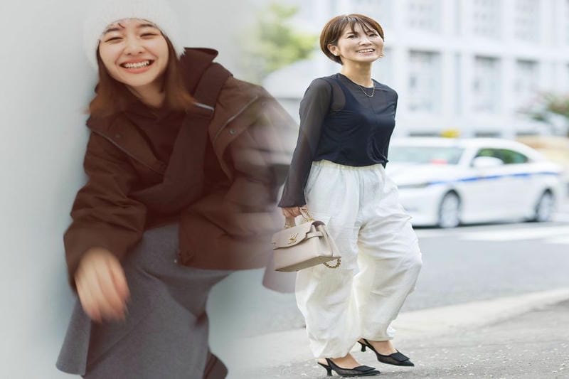 ユニクロ リブ ハイネック t コーデ