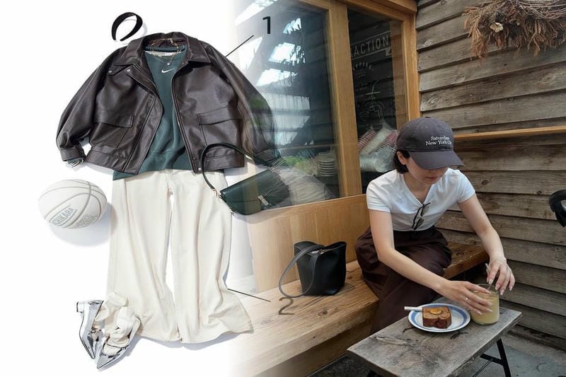 ユニクロ リブ ハイネック t コーデ