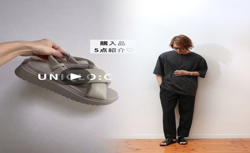 ユニクロ ヘンリー ネック 半袖 メンズ