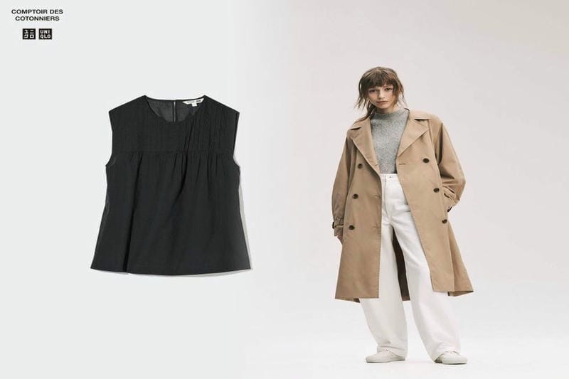 カップ 付き ベア トップ ユニクロ