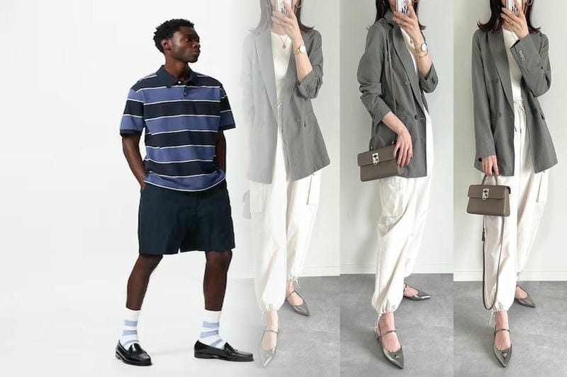 オレンジ 服 ユニクロ