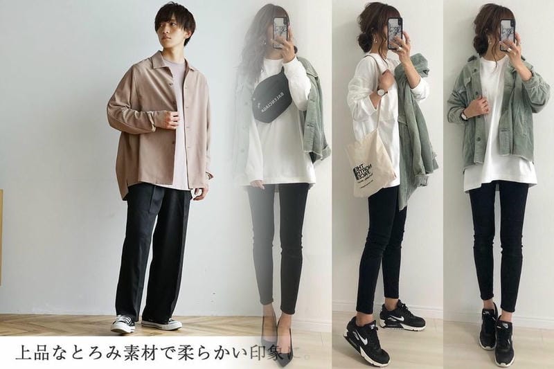 ユニクロ リブ クルー ネック t