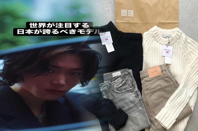 uniqlo リブ タートルネック
