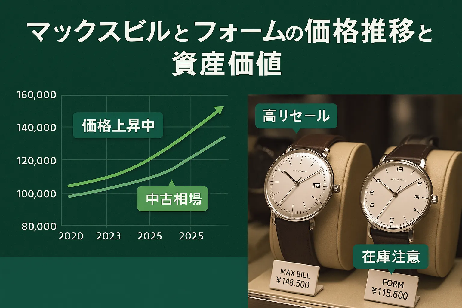 マックスビルとフォームの価格推移と資産価値の変化.webp
