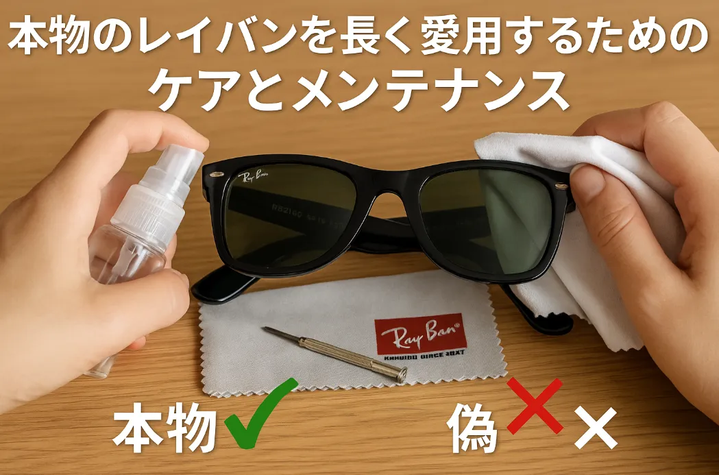 7.本物のレイバンを長く愛用するためのケアとメンテナンス.webp