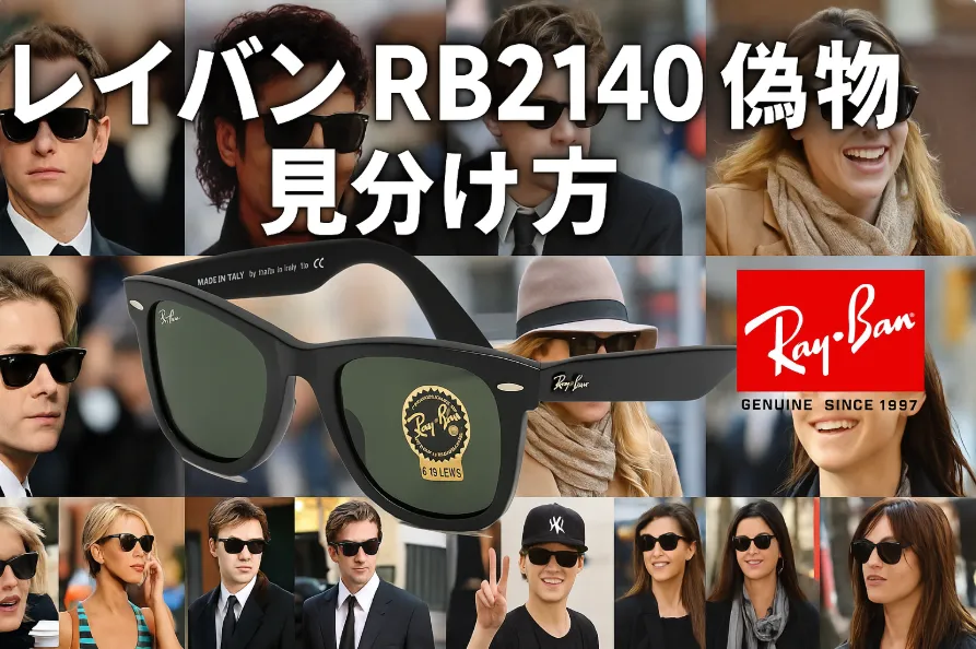 レイバン rb2140 偽物 見分け方.webp