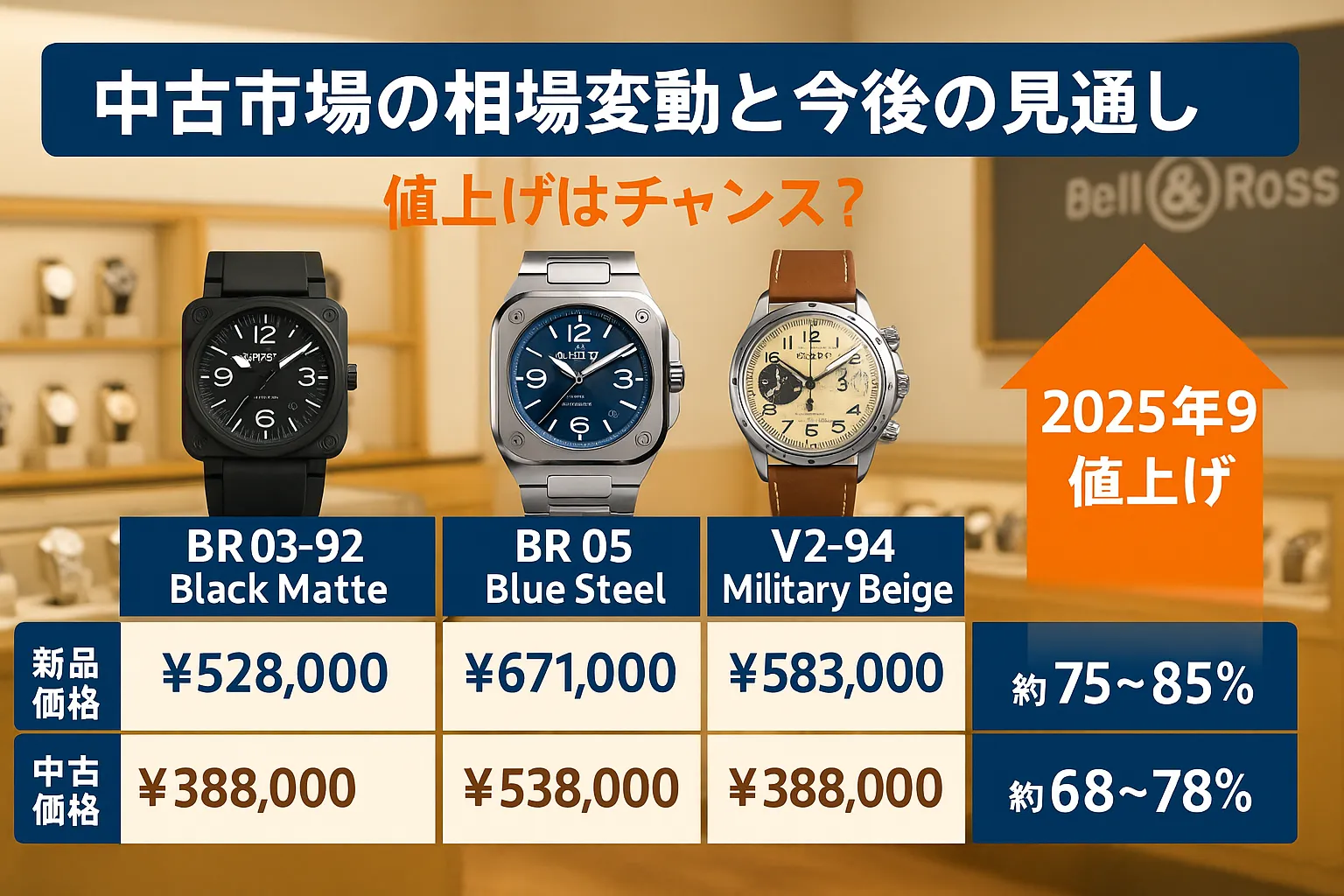 中古市場の相場変動と今後の見通し｜値上げはチャンス？.webp