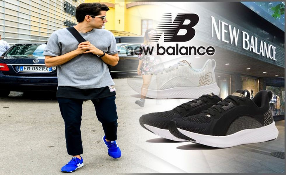 new balance オール ブラック