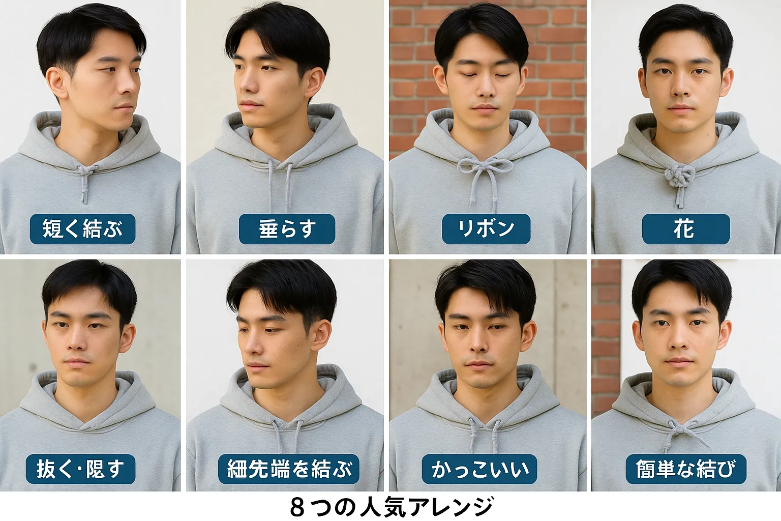 メンズに人気のおしゃれな結び方ベスト8.webp