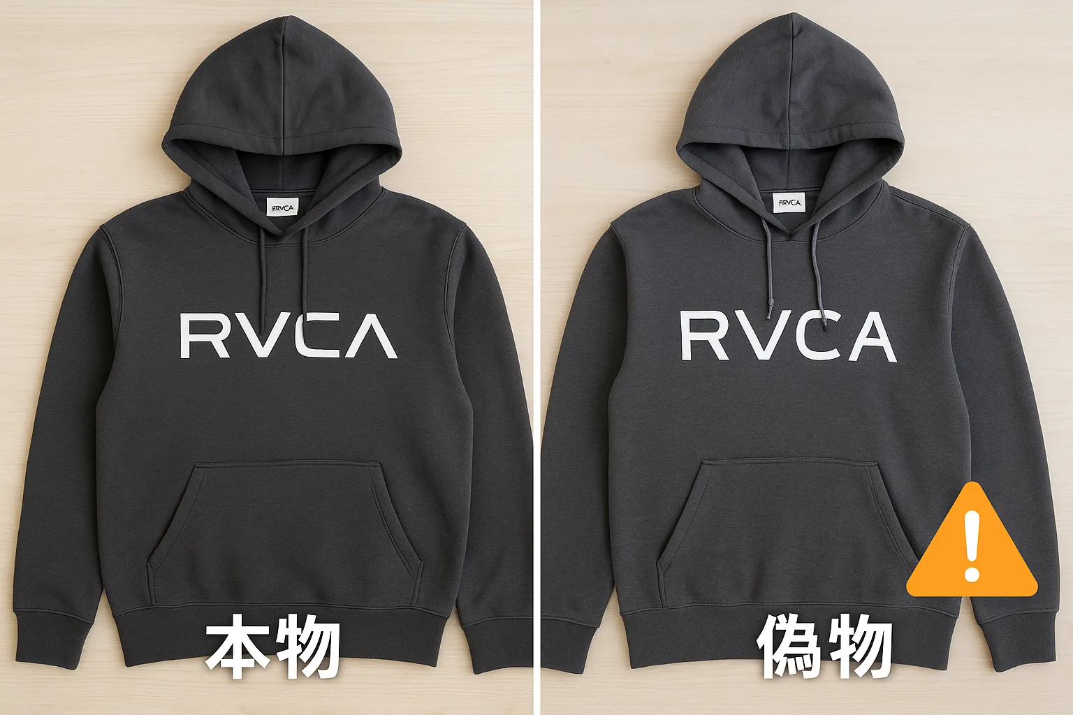 本物との比較でわかる「rvcaパーカー 偽物 見分け 方.webp