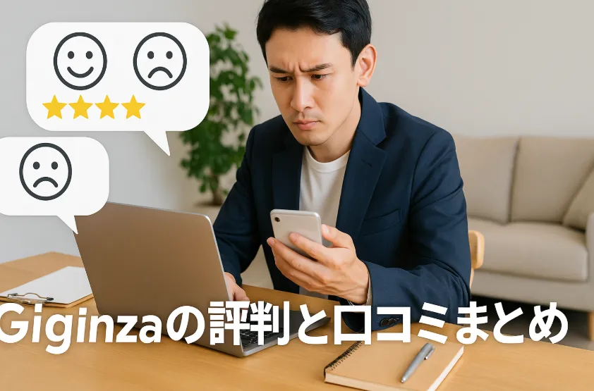 2. Giginzaの評判と口コミまとめ.webp