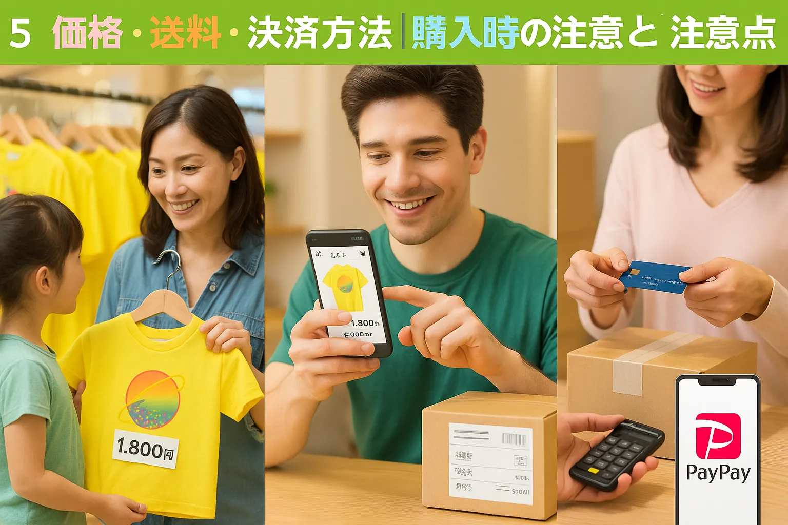 価格・送料・決済方法｜購入時の予算と注意点.webp
