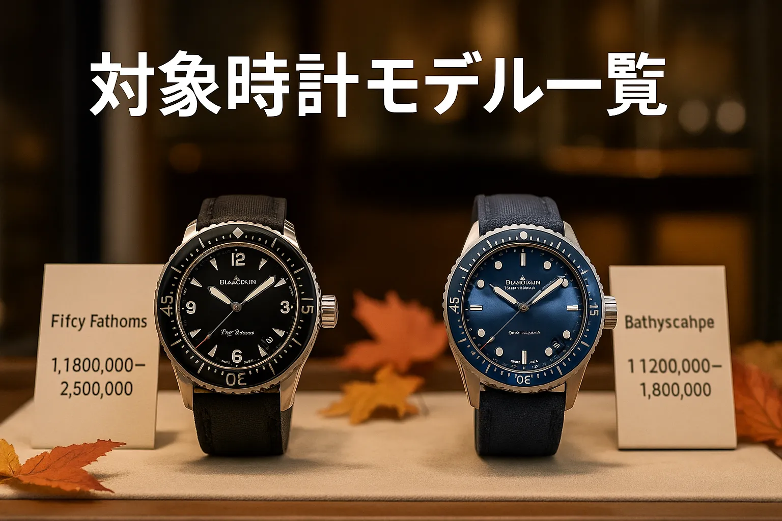 対象時計モデル一覧（フィフティファゾムス・バチスカーフなど）.webp