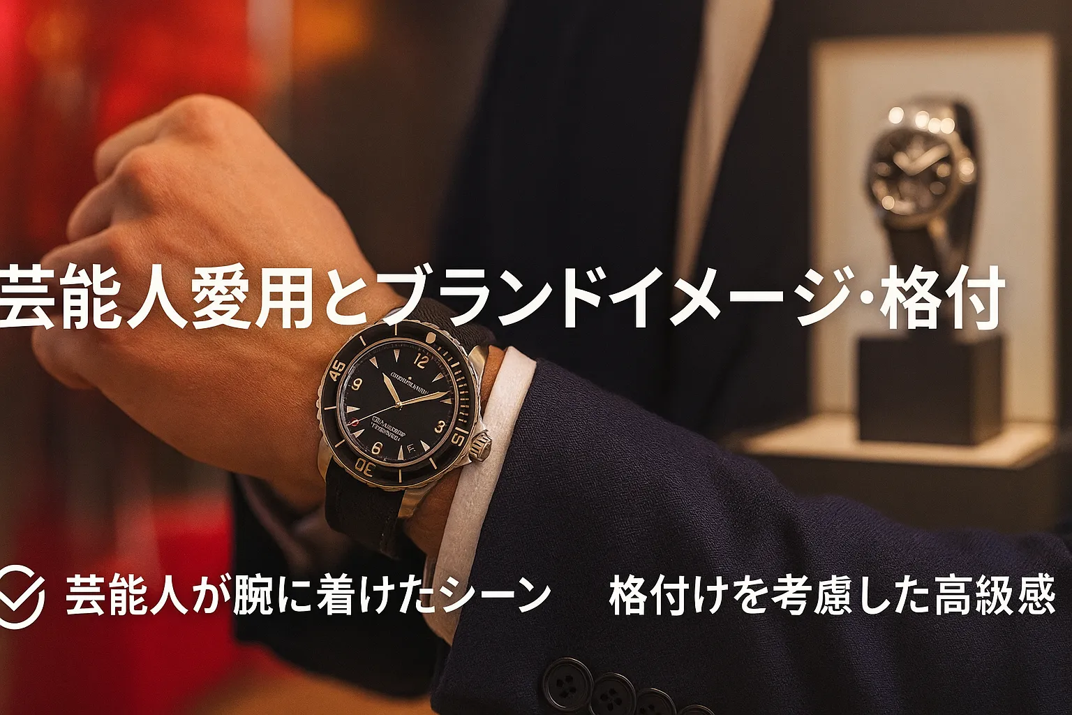 芸能人愛用とブランドイメージ・格付け.webp