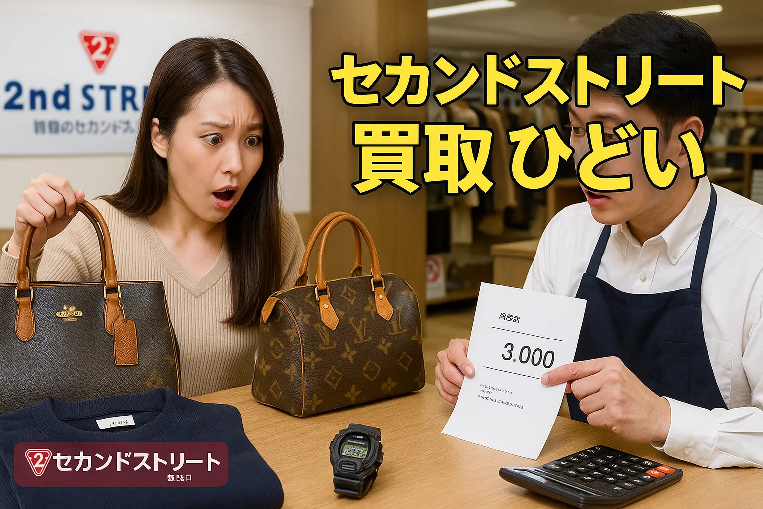 セカンドストリート 買取が「ひどい」と言われる理由.webp