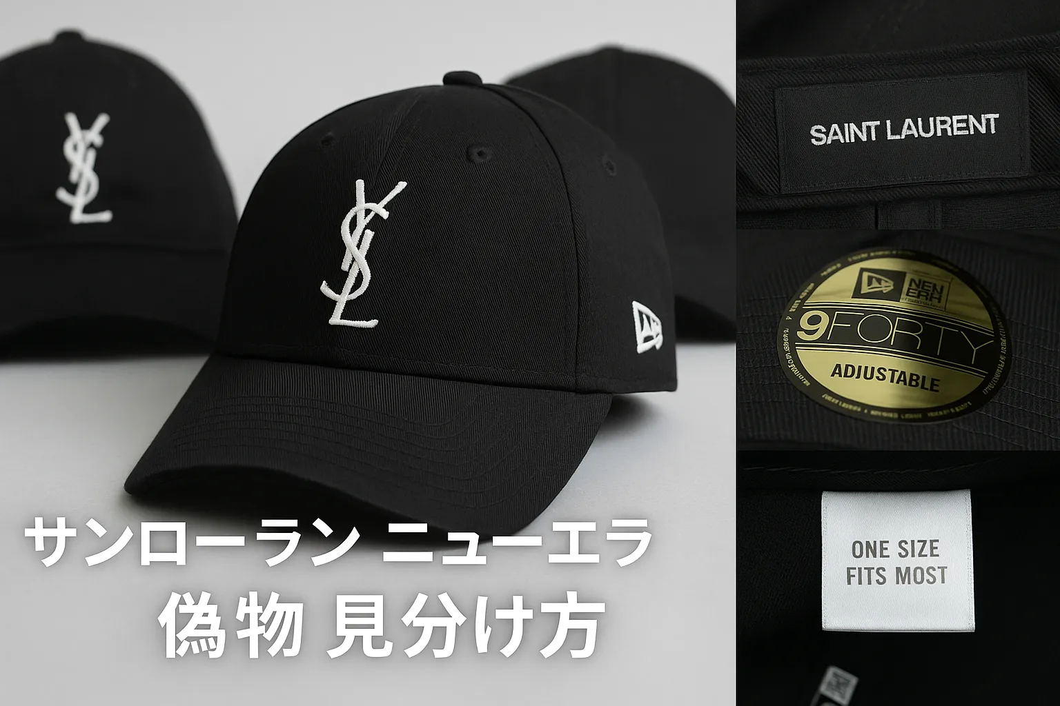 サンローラン ニューエラ 偽物 見分け方を徹底解説.webp