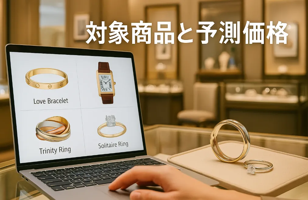 2. 対象商品と予測価格（主要モデル別シミュレーション）.webp